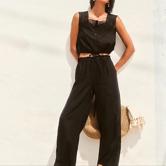 J crew lace crop top - Picture 1 of 4